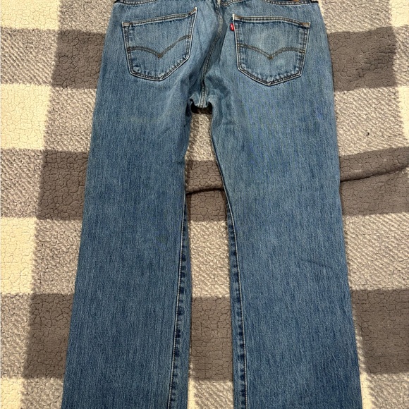 Levi's Men's Straight Blue Jeans - Picture 2 of 4